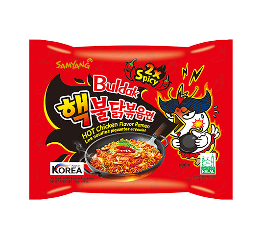 2140 Samyang Foods Extreme Buldak Ramen Multi Pack 삼양 2배 매운 핵불닭볶은면 멀티팩(수출용), 5개입