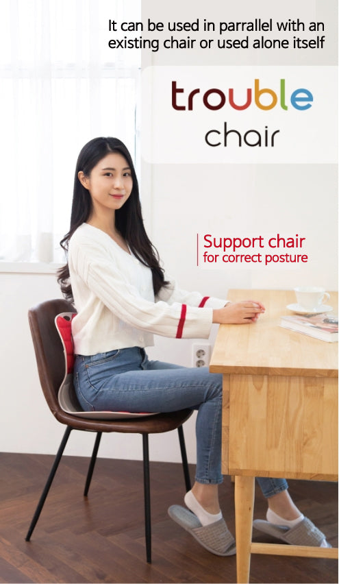 0401 Trouble Chair(Posture correction)Red 트러블체어(자세 교정)레드