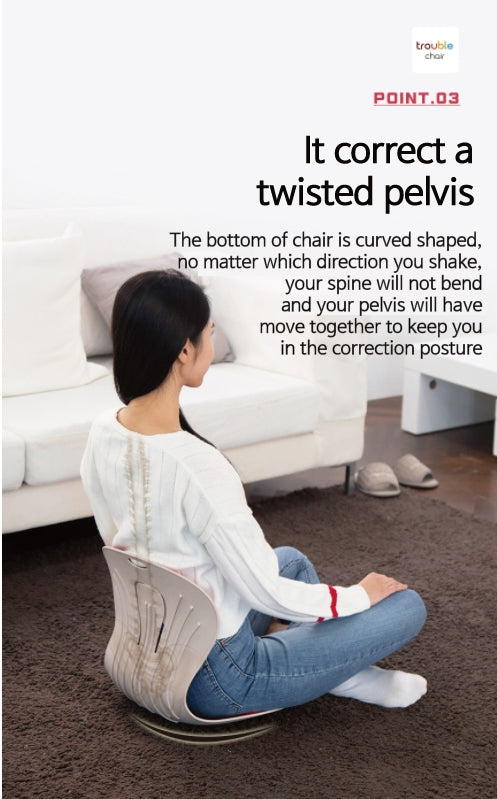 0401 Trouble Chair(Posture correction)Red 트러블체어(자세 교정)레드