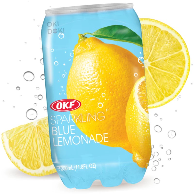 1416 OKF Sparkling Blue Lemonade OKF 스파클링 블루 레몬에이드 350ml