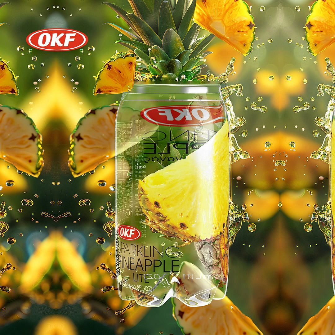 1428 OKF Sparkling Pineapple OKF 스파클링 파인애플 350ml