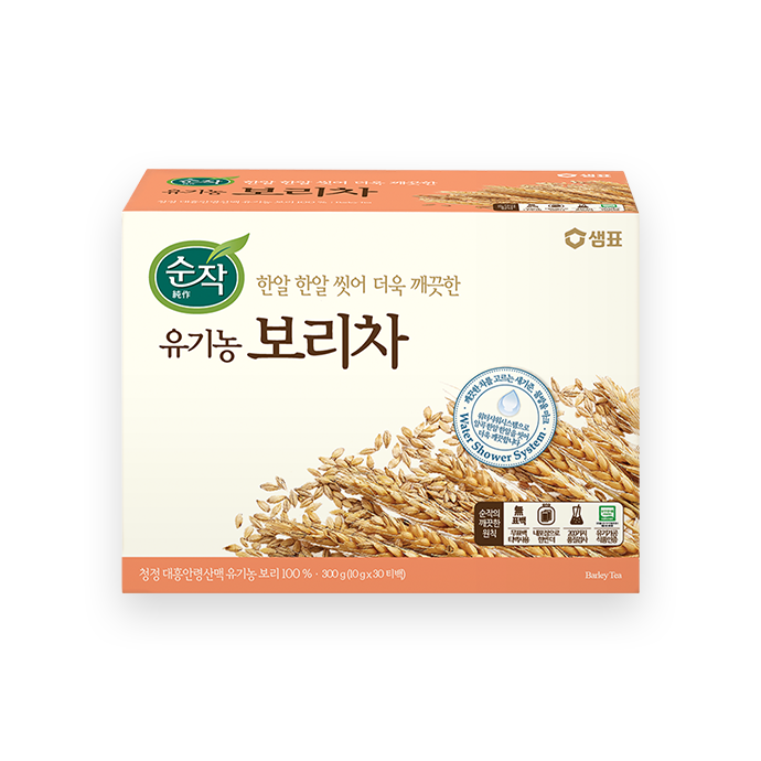 1611 Sempio Barley Tea 30T 샘표 순작 유기농 보리차 주전자용 티백 30개입