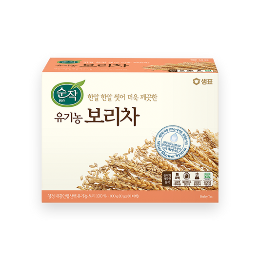 1611 Sempio Barley Tea 30T 샘표 순작 유기농 보리차 주전자용 티백 30개입
