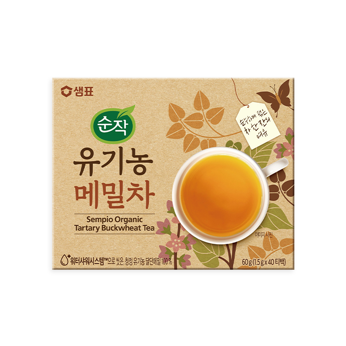 1615 Sempio Tartary Buckwheat Tea 40T 샘표 유기농 메밀차 40티백