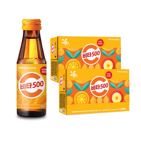 1761 Kwangdong Vita500 Original 10-count 비타500 100ml 10개입