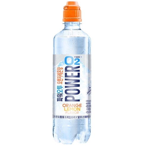 1774 Nongshim Power O2 Orange&Lemon 농심 파워오투 오렌지레몬 500ml