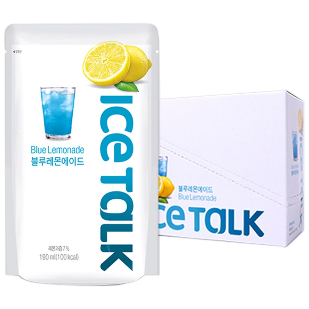1829 Icetalk Blue Lemon Ade 아이스톡 블루 레몬에이드 230ml