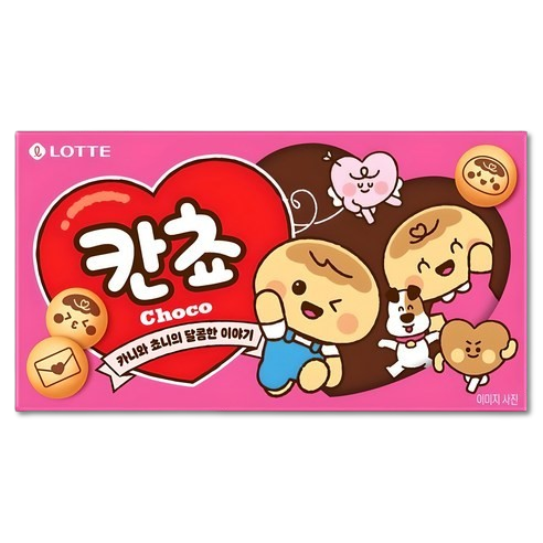 3316 Lotte Kancho with Chocolate 롯데 칸초 초코 54g