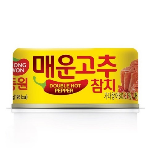 7355 Dongwon Double Hot Pepper Tuna 150g 동원 매운고추 참치