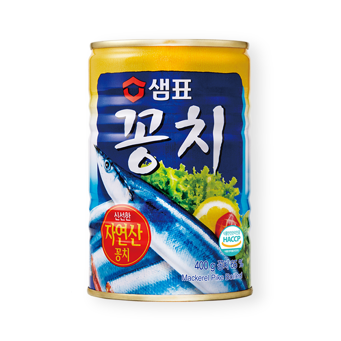 7601 Sempio Mackerel Pike Boiled 샘표 꽁치 통조림 400g