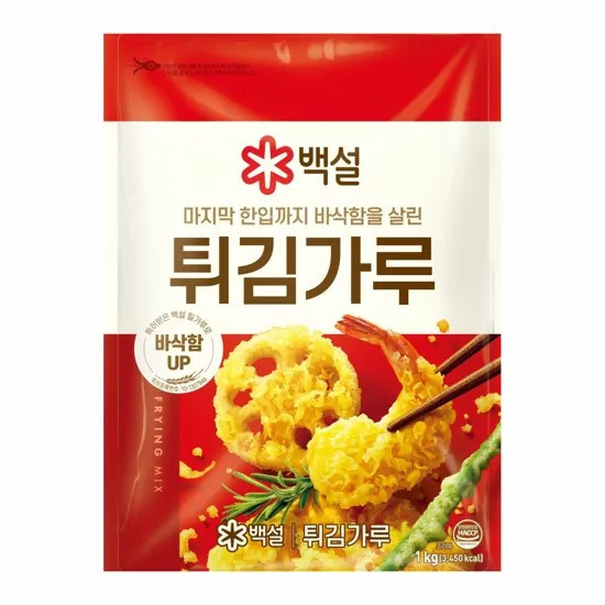 8312 CJ Korean Frying Mix 백설 튀김가루 1kg