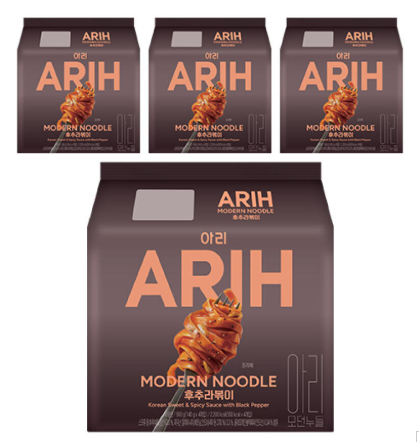 2278 Arih Noodle Black Pepper Tteobikki Multi 아리 모던누들 후추라볶이 (멀티)