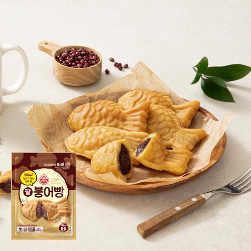 9057 Ottogi Bungeoppang with Red Bean Filling 오뚜기 팥 붕어빵 480g "우리집이 바로 붕세권"