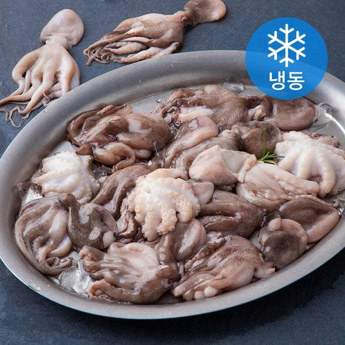 9933 Hangil Seafood, Prepared Webfoot Octopus 알찬해 손질 쭈꾸미(냉동) 500g