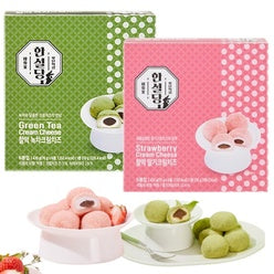 9149 Hanseoldang Mochi with Green Tea Cream cheese 한설당 찰떡 녹차크림치즈(냉동) 2개입