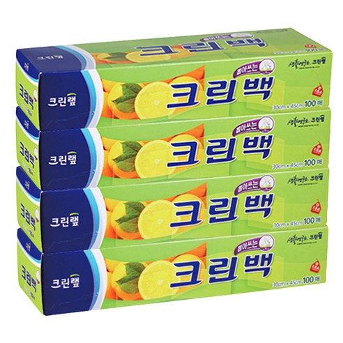 0313 Cleanwrap Clean Bag Large 30cmx45cm(100 Sheets) 크린랲 크린백 대 30cmx45cm(100매)