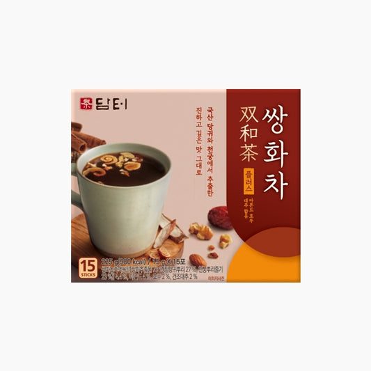1406 Damtuh Ssanghwacha 15 Sticks 담터 쌍화차플러스 15개입