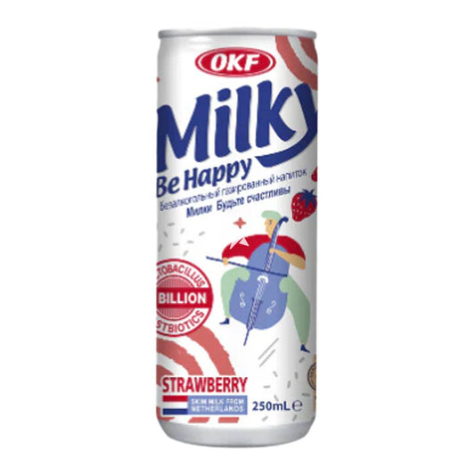 1421 OKF Milky Strawberry OKF 밀키 딸기 250ml
