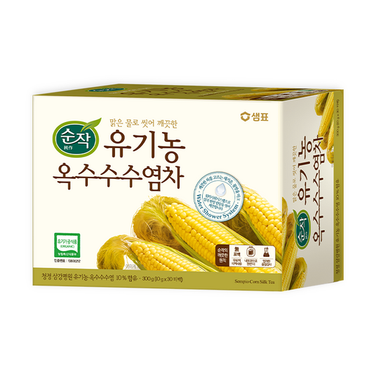 [+1] 1614-1 Sempio Corn Silk Tea 30T/B 샘표 순작 유기농 옥수수차 주전자용 티백 30개입