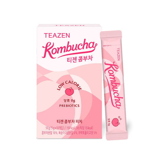 1624 Teazen KOMBUCHA Peach 10T 티젠 콤부차 복숭아 10개입