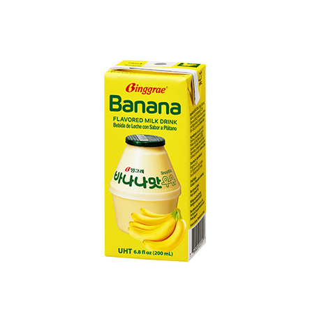 1723 Binggrae Banana Flavored Milk 빙그레 바나나맛우유 200ml