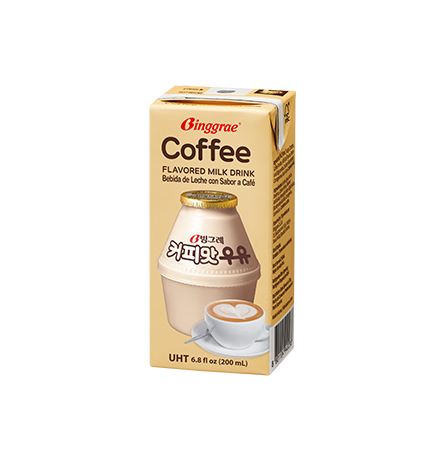 [+1] 1725-1 Binggrae Coffee Flavored Milk 빙그레 커피맛우유 200ml