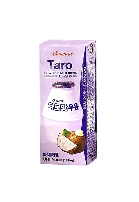 1726 Binggrae Taro Flavored Milk 빙그레 타로맛우유 200ml