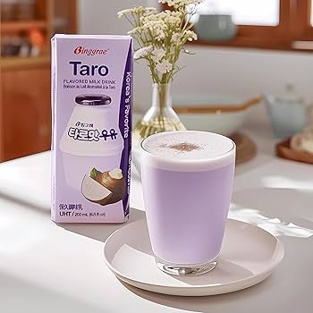 1726 Binggrae Taro Flavored Milk 빙그레 타로맛우유 200ml