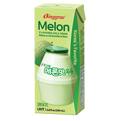 1725 Binggrae Melon Flavored Milk 빙그레 메론맛우유 200ml