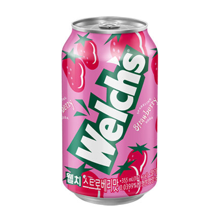 1770 Welchs Strawberry Can 농심 웰치스 딸기 355ml