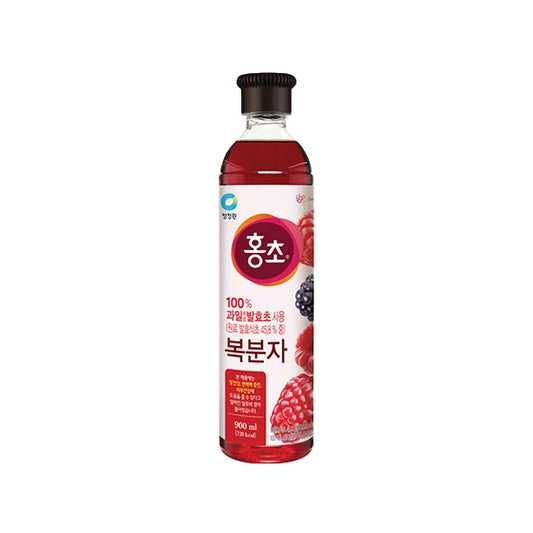 1771 Daesang Chungjungone Vinegar Drink, Rubus & Wild Grape 900ml 청정원 홍초 복분자 900ml