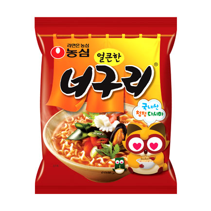2112 Nongshim Neoguri Spicy Multi Pack 농심 얼큰한 너구리 멀티팩 5개입
