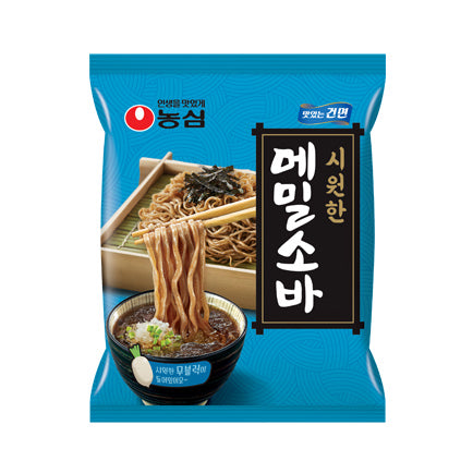 2158 Nongshim Memil Soba Multi 농심 시원한 메밀소바 멀티팩, 5개입