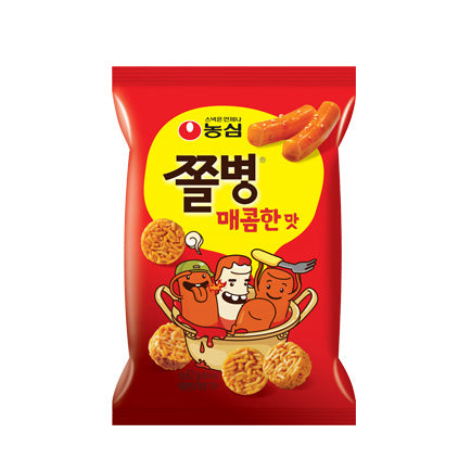 3254 Nongshim Pawn Snack Spicy 농심 쫄병스낵 매콤한맛 82g