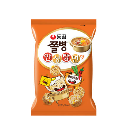 3255 Nongshim Pawn Snack Ansungtanmyun 농심 쫄병스낵 안성탕면맛 77g