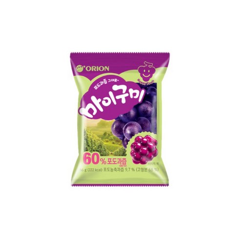 [+1] 3410-1 Orion Chewy Mygummy Grape 오리온 마이구미 포도