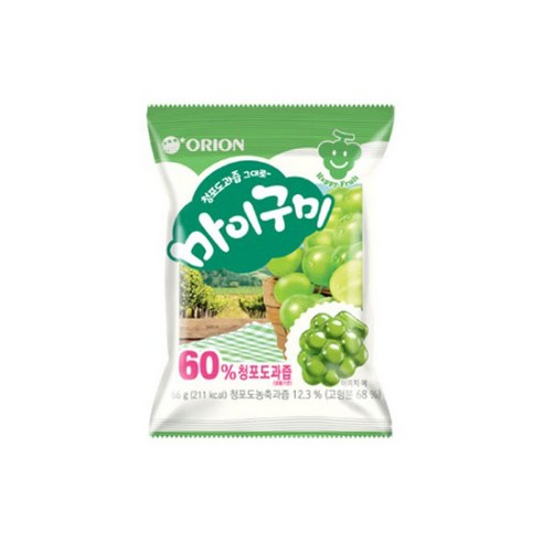 [+1] 3421-1 Orion Mygummy Green Grape 오리온 마이구미 청포도