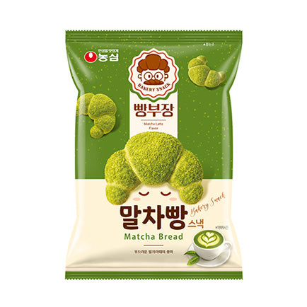 3247 Nongshim Bbangbujang Matcha Bread 농심 빵부장 말차빵 55g