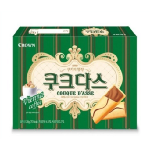 3624 Crown COUQUE D'ASSE Vienna Coffee 쿠크다스 비엔나커피 128g