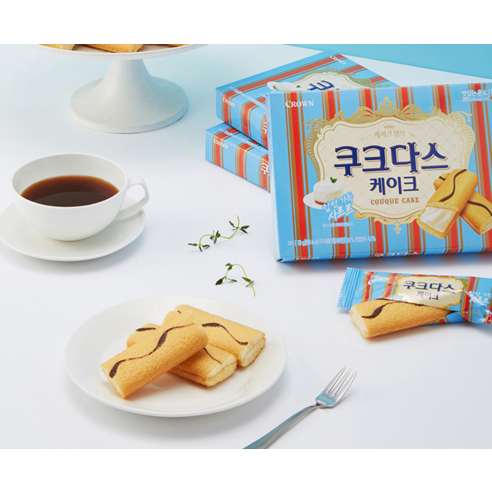 3625 Crown COUQUE CAKE 크라운 쿠크다스 케이크 154g