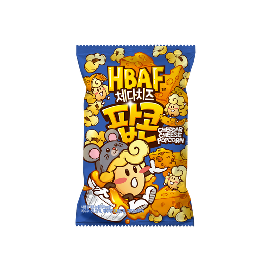 3953 HBAF Cheddar Cheese Popcorn 바프 체다치즈 팝콘 80g