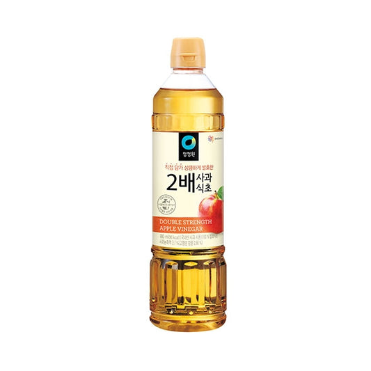 4126 Daesang Chungjungone Double Strength Apple Vinegar 900ml 대상 청정원 2배사과식초 900ml