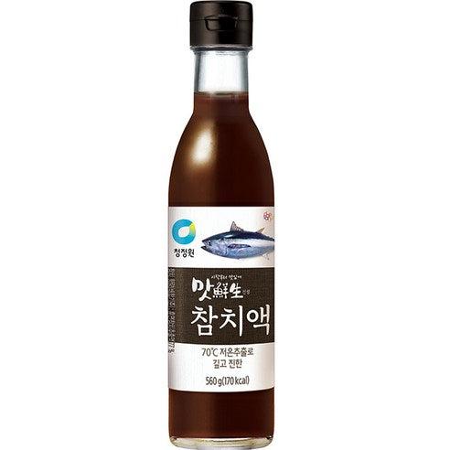 4636 Daesang Chungjungone Korean Tuna Sauce 560g 청정원 맛선생 참치액 560g