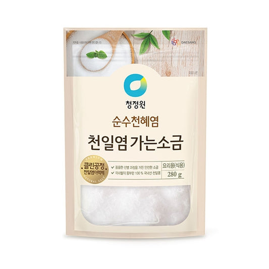4991 Daesang Natural Fine Sea Salt 280g 대상 청정원 천일염 가는소금 280g