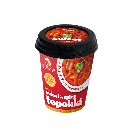 5012 CGF 3Things Topokki Sweet & Spicy 삼첩떡볶이 컵(오리지널)