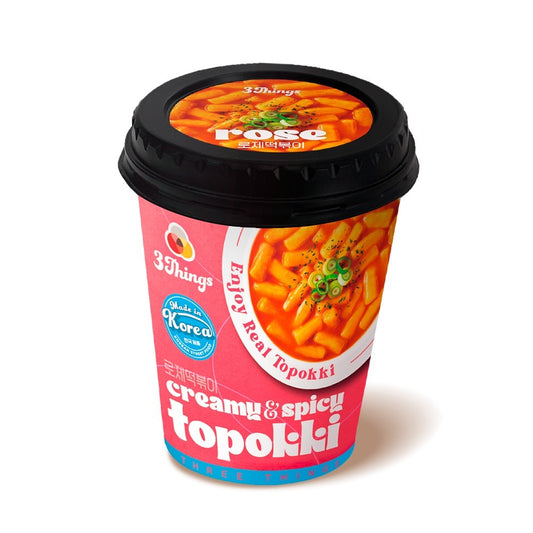 5014 CGF 3Things Topokki Creamy & Spicy 삼첩떡볶이 컵(로제)