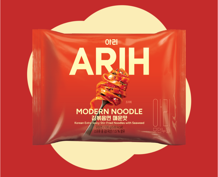 2275 Arih Noodle Super K-Spicy Seaweed Multi 아리 모던누들 김볶음면 아주 매운맛 (멀티)