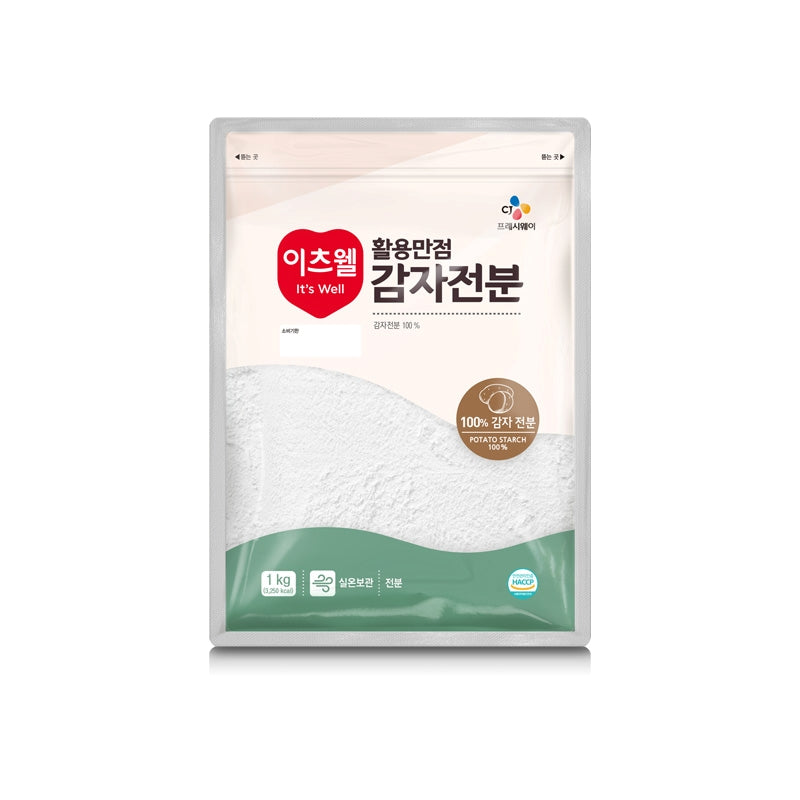 8314 CJ It's Well Potato Starch Powder CJ 이츠웰 감자전분 100% 1kg