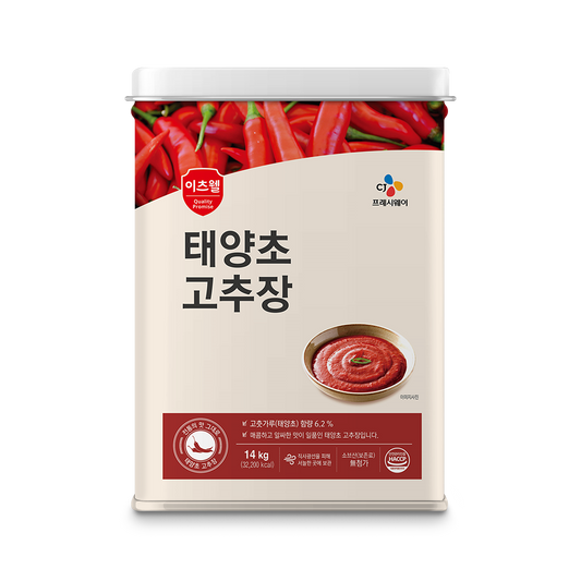 4120 CJ Freshway Gochujang, Hot Pepper Paste CJ프레시웨이 고추장 14kg(업소용)
