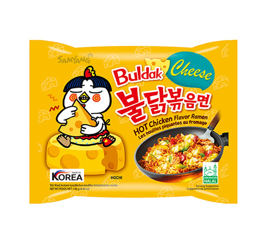 2141 Samyang Foods Buldak Ramen Cheese 삼양 치즈불닭볶음면(수출용)